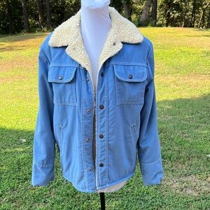 VINTAGE JEAN SHERPA JACKET…..102-Hanger